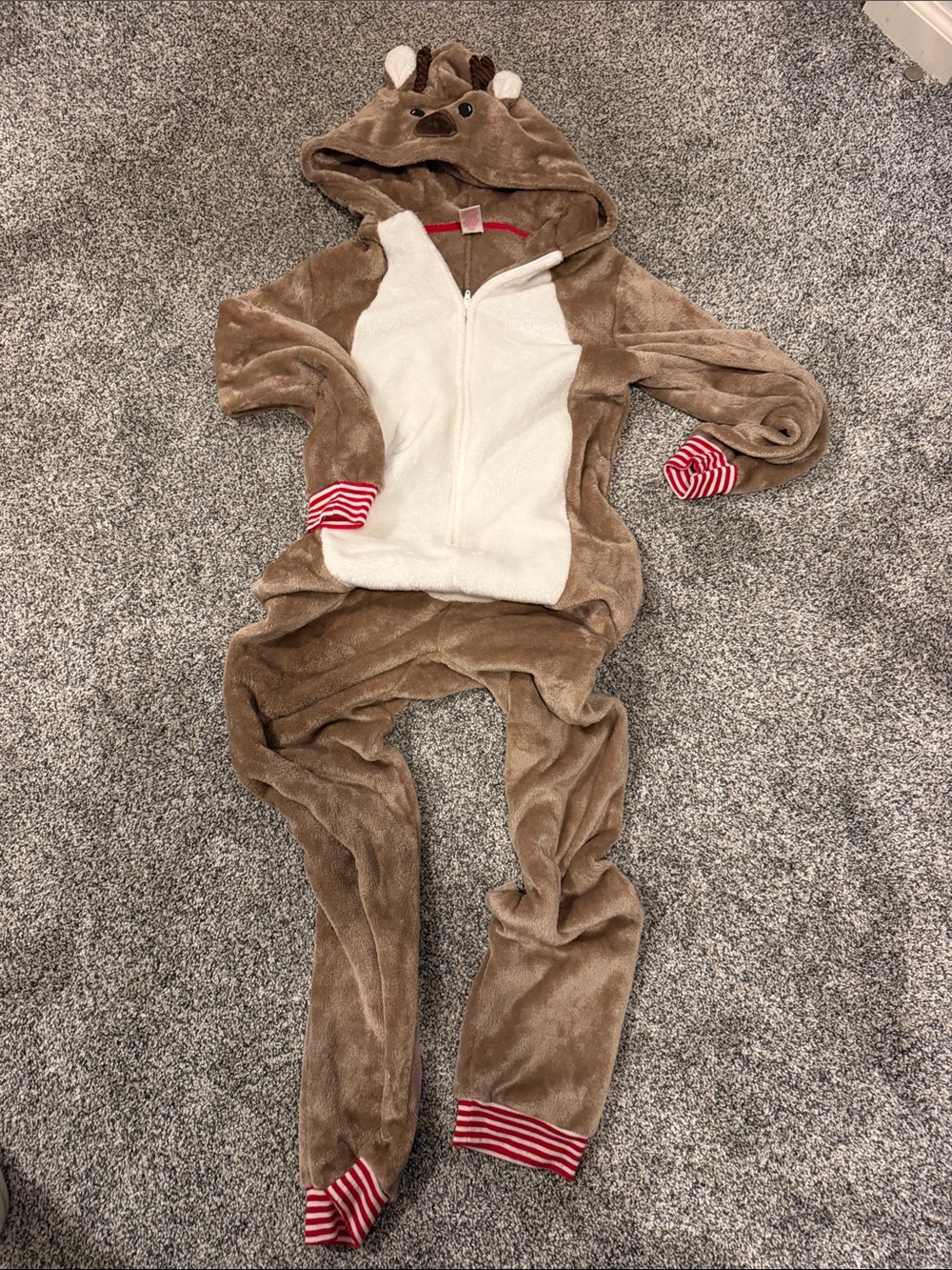 North Pole Trading Co. Reindeer Hooded Pajama Costume